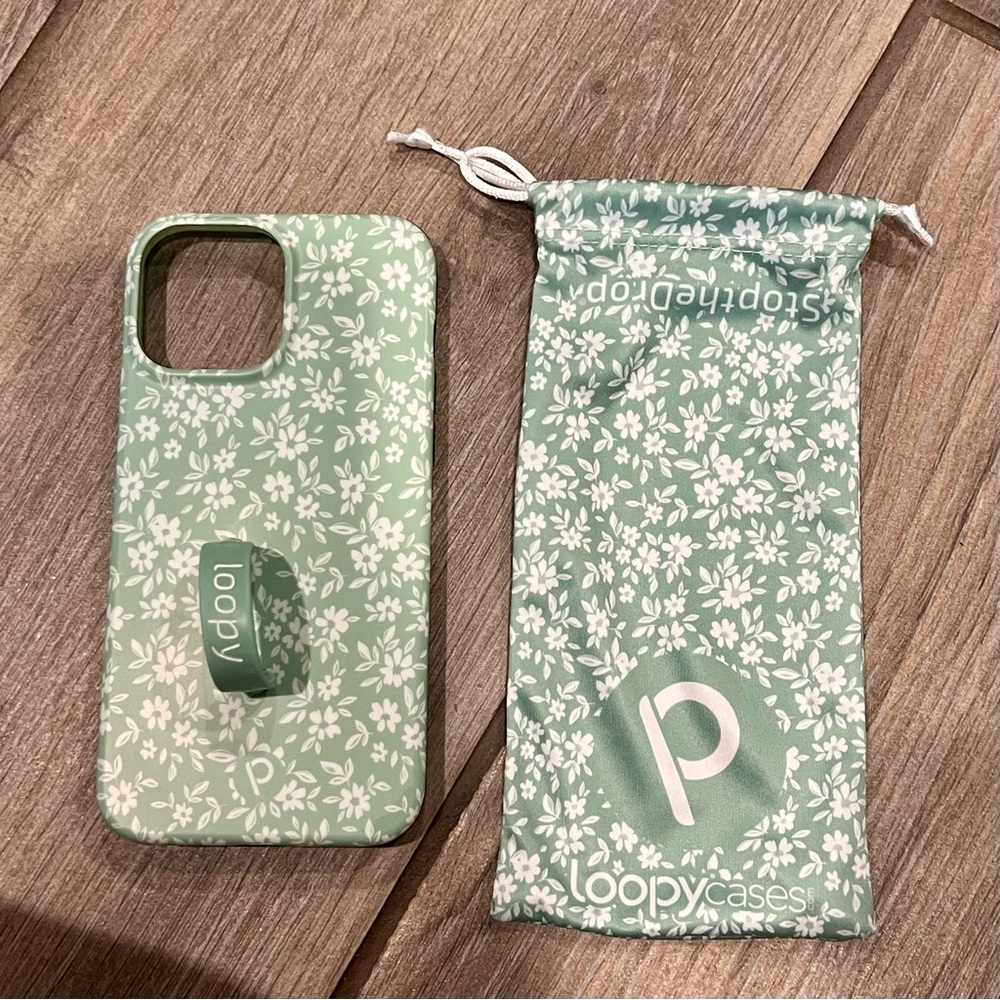 iPhone 13 Pro Max “Sage Floral” Loopy Case